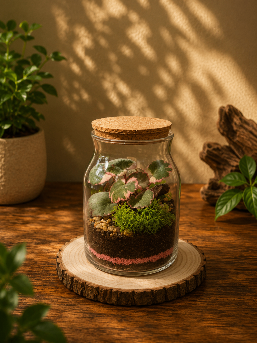 Terrarium Rosa Bosco