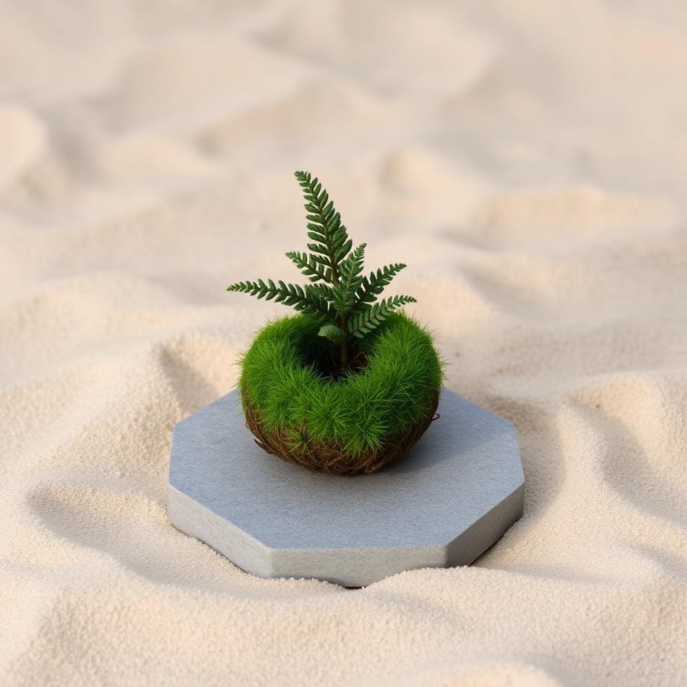 Kokedama Felce Oscura